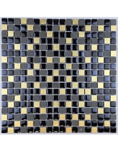 Cube Infinity Gold мозаика из камня и стекла "Философия Мозаики"