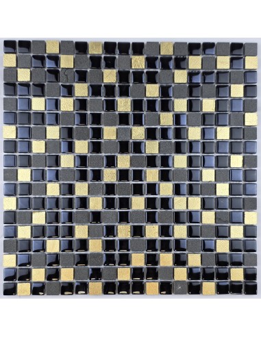 Cube Infinity Gold мозаика из камня и стекла "Философия Мозаики"