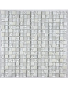 Snowstorm 2 мозаика из камня и стекла "Философия Мозаики"