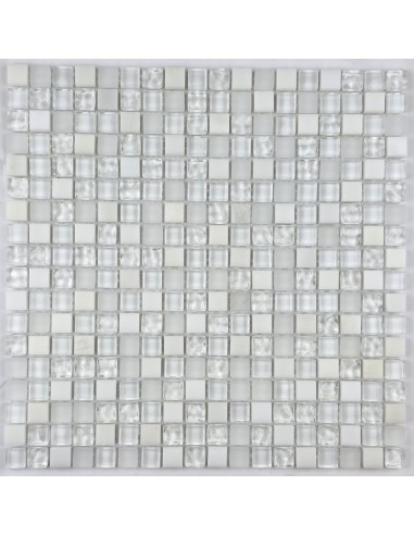 Snowstorm 2 мозаика из камня и стекла "Философия Мозаики"