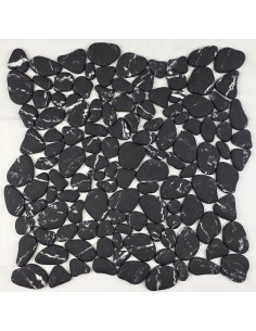 River Stone Black мозаика стеклянная под гальку "Философия Мозаики"