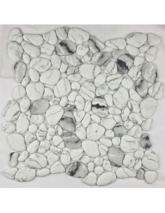 River Stone White мозаика стеклянная под гальку "Философия Мозаики"