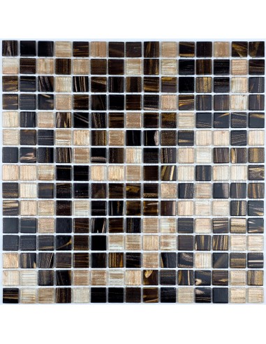 Mix Dark Chocolate мозаика стеклянная "Философия Мозаики"