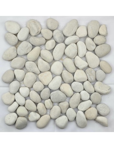 Perla Bianco Natura мозаика из гальки "Философия Мозаики"