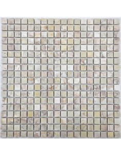 Rose Cream Marble 15-8P каменная мозаика "Философия Мозаики"
