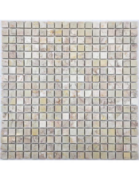 Rose Cream Marble 15-8P каменная мозаика "Философия Мозаики"