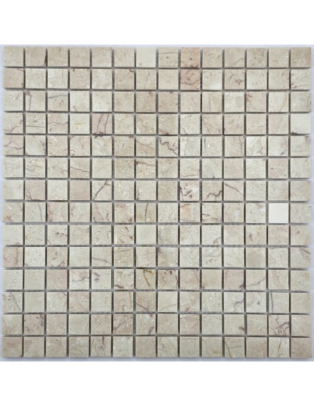 Rose Cream Marble 20-8P каменная мозаика "Философия Мозаики"