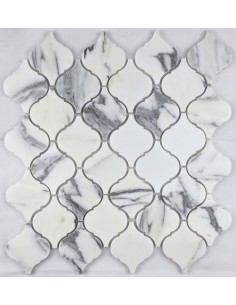 Arabesco Arabescato 62x74 каменная мозаика "Философия Мозаики"