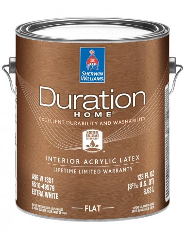 Sherwin Williams Duration Home Interior Acrylic Latex Flat 3.63л краска для стен и потолка