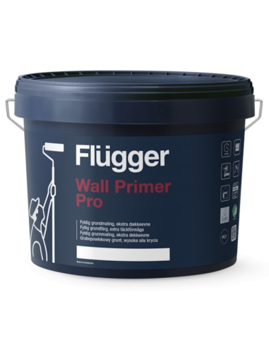 Flugger Wall Primer Pro 9,1л кроющая краска-грунт (праймер)