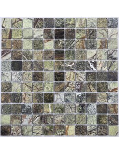 Bidasar Green 25-6P каменная мозаика "Философия Мозаики"