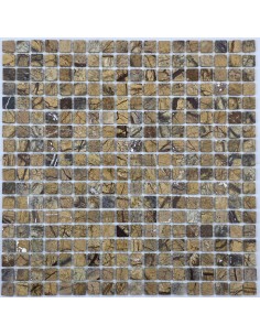 Bidasar Brown 15-4P каменная мозаика "Философия Мозаики"