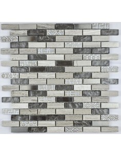 Stripes Antique мозаика из камня и стекла "Философия Мозаики"