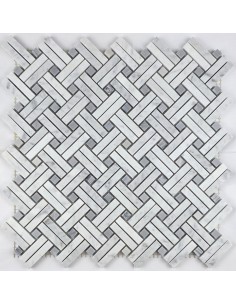 Basketweave каменная мозаика "Философия Мозаики"