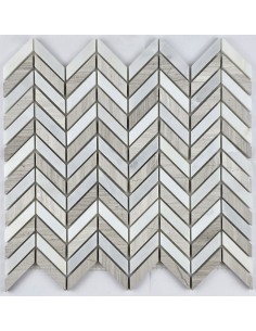 Fish Bone каменная мозаика "Философия Мозаики"