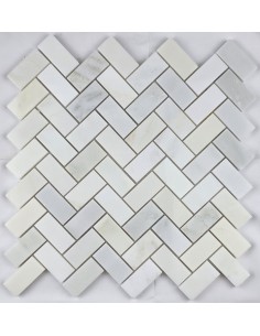 Greecian White Bone каменная мозаика "Философия Мозаики"