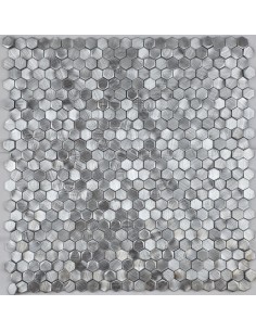 Aluminium 3D Hexagon Metal мозаика из алюминия "Философия Мозаики"