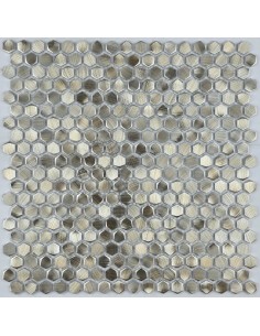 Aluminium Hexagon Gold мозаика из алюминия "Философия Мозаики"